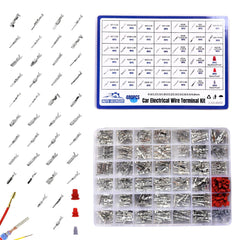 Auto Occasion terminal pins kit outer pack showing the full range for DIY wiring tasks