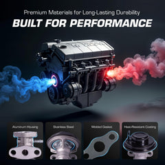 Plug-and-play EGR valve assembly for straightforward fit.