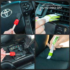 AUTO PRO DIY brush with hanging holes stores neatly after use.