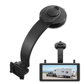 AUTO-VOX X8 bracket bendable suction-mount on windshield with flexible viewing angles
