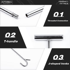 AUTOAlkins chrome-plated finish detail highlighting corrosion resistance.