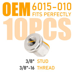 AutoAlly 6015-010 9/16 hex head enables quick, tool-friendly installation.