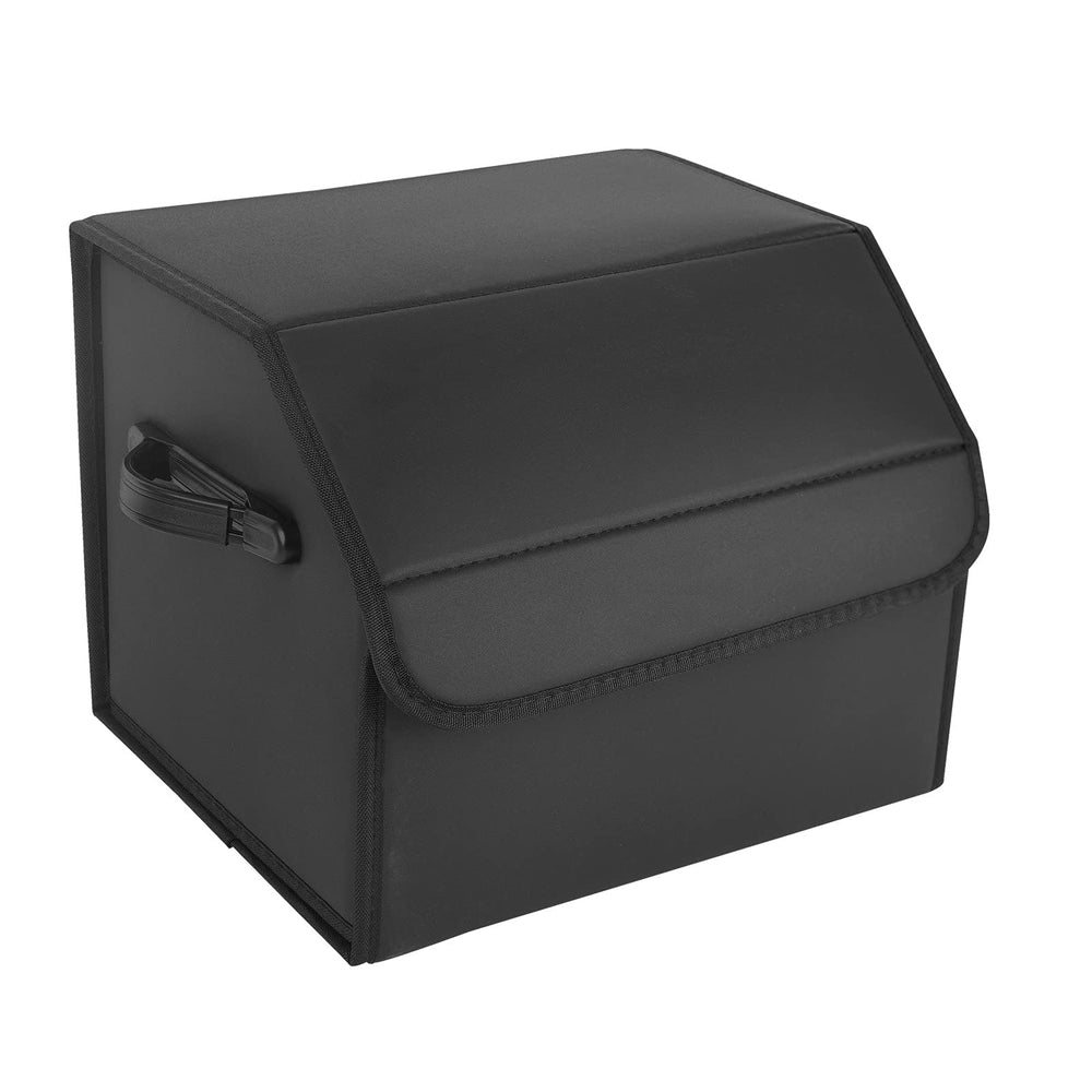AutoARK multipurpose trunk organizer front view shows organized cargo separation and easy access.