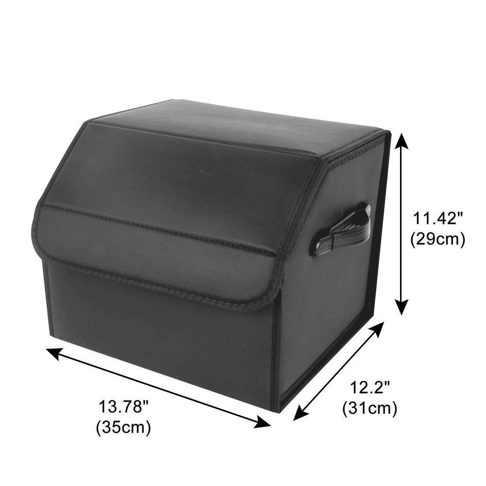 AutoARK PU leather and oxford fabric construction highlights durable vehicle organization.