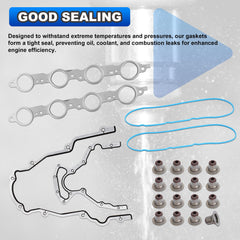 AUTOBABA 5.3 knock sensor grommets, protect sensors during service.