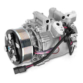 AUTOBABA AC compressor with clutch front view enables direct-fit Honda Civic cooling performance