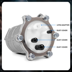 AUTOBABA fuel pump packaging shows model compatibility information.
