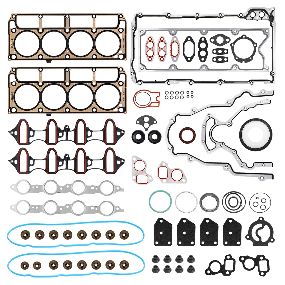AUTOBABA full head gasket kit package showing seal components for durable engine sealing.