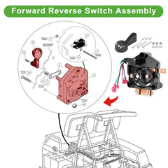 AUTOBABA switch housing with metal and reinforced plastic design.