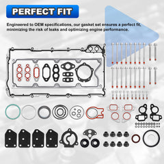 Valve stem seals and damping parts help maintain proper valve operation.
