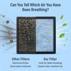 Autobase activated carbon core helps reduce odors inside the cabin.