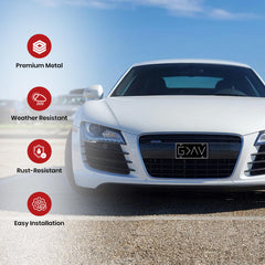 Autobase front license plate as a thoughtful gift idea for car lovers