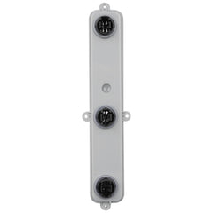 AutoBeeDen tail light connector plate left view with plug-and-play setup