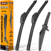 AUTOBOO wiper blades set for Toyota 4Runner providing full front and rear coverage for clearer rain visibility.