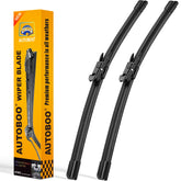 AUTOBOO 24-21 windshield wiper blades pack for all-season visibility