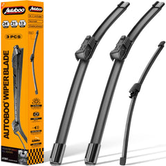 AUTOBOO 24 inch windshield left blade for Tiguan improves rain visibility