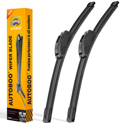 AUTOBOO 28-inch wiper blade front view showing stable all-season performance.