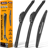 AUTOBOO 24 inch front left wiper blade for Ford Flex improves rain visibility