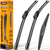 AUTOBOO front 26-inch wiper blade on Subaru Forester provides clear visibility in rain for safer driving.