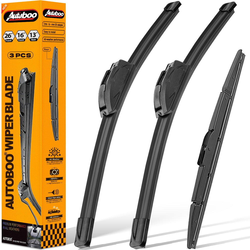 AUTOBOO Honda CR-V 26-inch front wiper blade for rain visibility