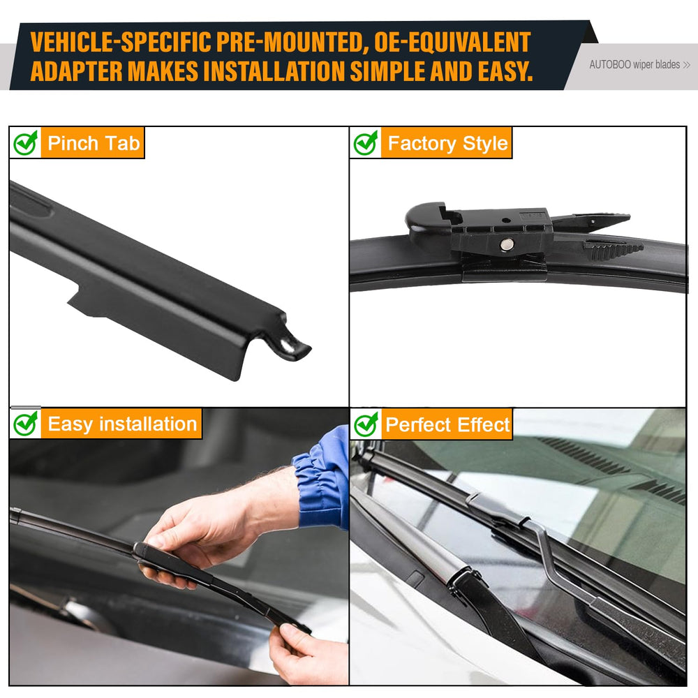 AUTOBOO OE-style adapter ensures quick, tool-free blade replacement