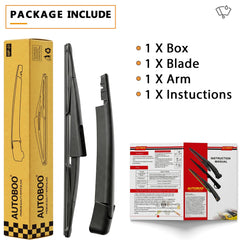 AUTOBOO rear-wiper-arm ensures smooth movement for improved rear visibility in rain.