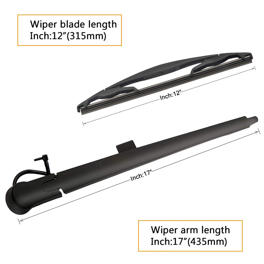 AUTOBOO blade 25820122 with OEM-style performance for rain visibility.