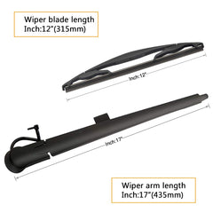 AUTOBOO blade 25820122 with OEM-style performance for rain visibility.