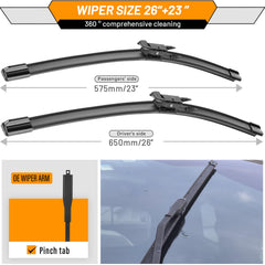 AUTOBOO easy-install top-lock design for quick blade replacement