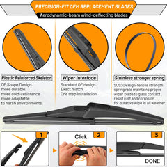AUTOBOO wiper installation action shows quick TOP LOCK attachment.