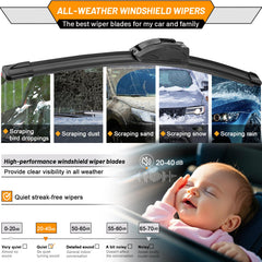 AUTOBOO U/J hook fit secures wiper arm connection