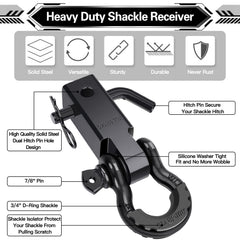 AUTOBOTS heavy-duty tow hitch with corrosion protection maintains performance in harsh weather.