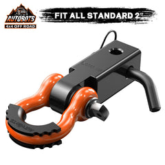 AUTOBOTS 2in hitch receiver fits standard tow setups for versatile vehicle upgrades.