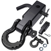 AUTOBOTS shackle hitch receiver 2-inch provides rugged towing support for off-road recovery.