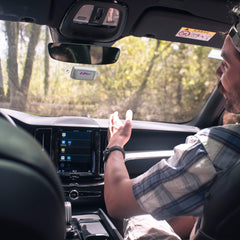 AUTOBOXCLUB EZ Pass Holder easy to detach without windshield damage