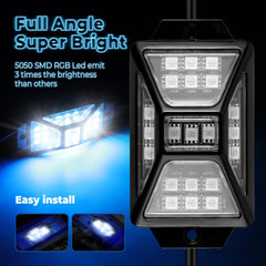 Auto Buero RGB rock lights underbody glow for enhanced vehicle presence