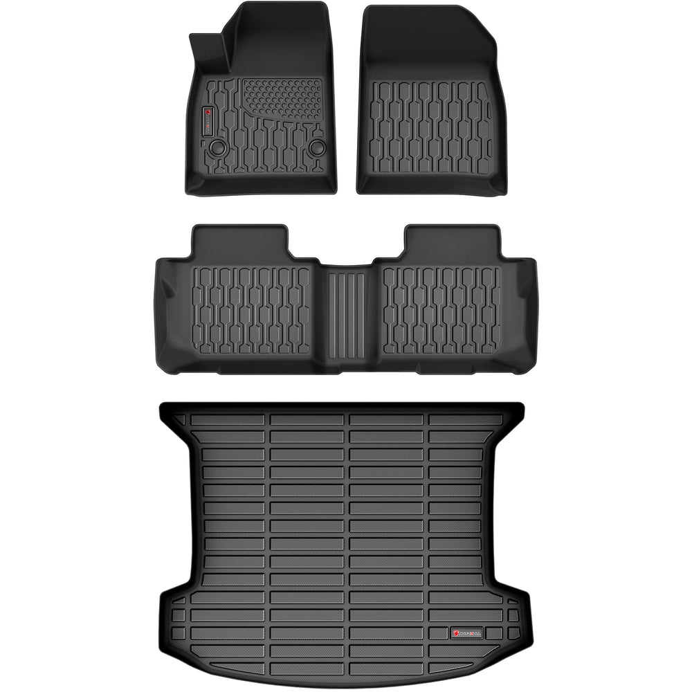 AUTOBULL Cadillac XT5 front floor mats provide full coverage and durable, all-weather protection.