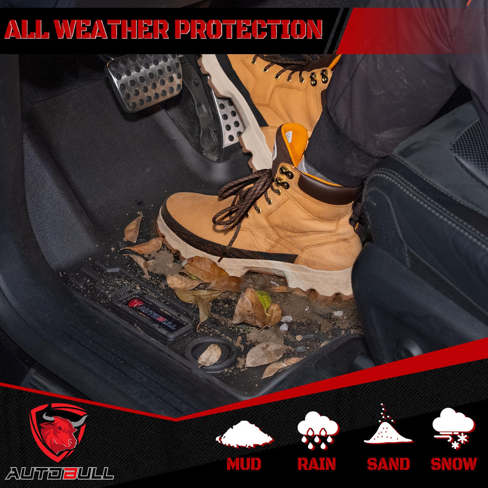 AutoBull durable TPE construction provides long-lasting interior protection.