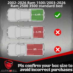 AutoBull bed coverage extended image showing full access while keeping gear protected