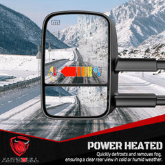 AutoBull heated glass clears frost quickly for better visibility in cold weather
