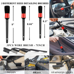 AUTODECO drill brushes tackling stubborn grime on wheels