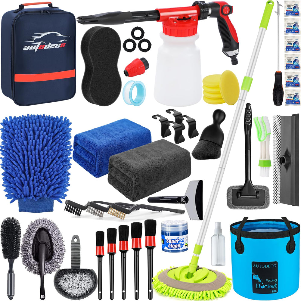 AUTODECO hub brush for thorough wheel detailing