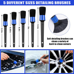 AUTODECO microfiber duster cleans dashboards and seats without scratching.
