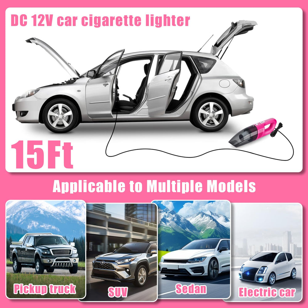 AUTODECO pink cleaning kit stylish and practical for women