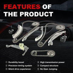 Autodevil timing chain kit sprockets and gears inspected