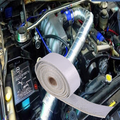 AutoEC Heat Shield Tape securing firewall area for radiant heat protection
