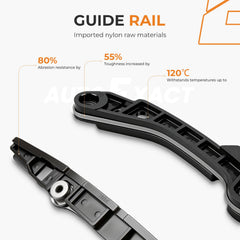 Autoexact 130286KA0A guide rail upper demonstrates precision rails.