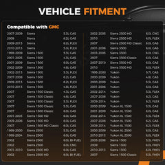 Autoexact 2370 radiator compatibility chart displays broad vehicle coverage.