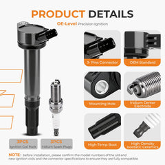 Autoexact epoxy-potted coils endure heat for durable ignition performance.
