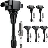 Autoexact ignition coil pack front view for reliable power delivery in V6 engines